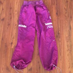 Zumba ￼ Purple, fuchsia, baggy fitness pants size XS